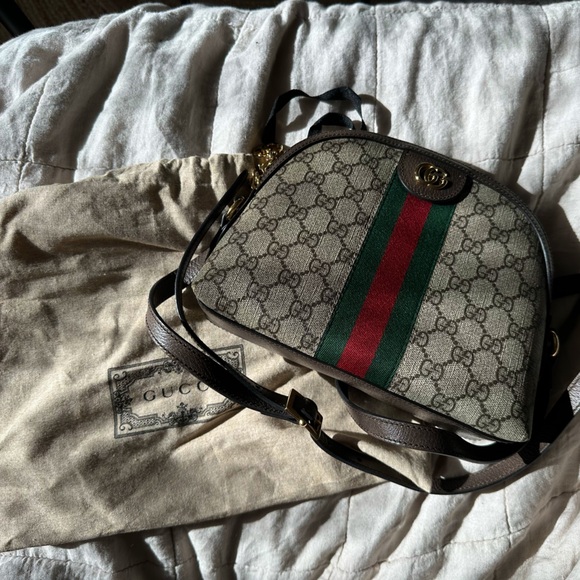 Gucci Beige and Brown Crossbody Bag - Picture 3 of 11